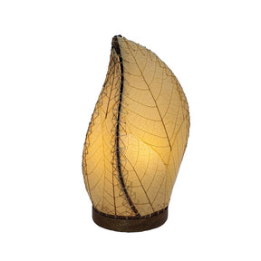 Two sides feature cocoa leaves and one side features woven abaca rope.