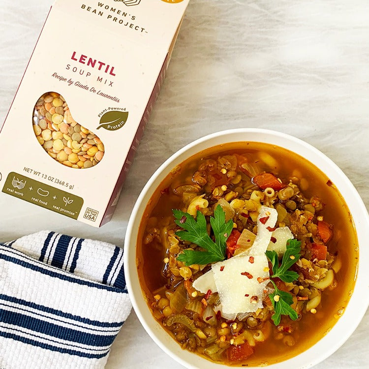 lentil soup styled