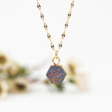 let the light in druzy necklace new