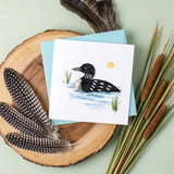 Loon Quilling Card