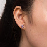 lora lavender silver studs model