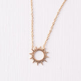 mallory sun pendant