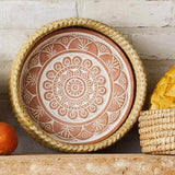 mandala bread warmer basket styled new
