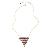 Maricela Necklace - Burgundy