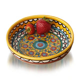 medium yellow west bank bowl white bkgd