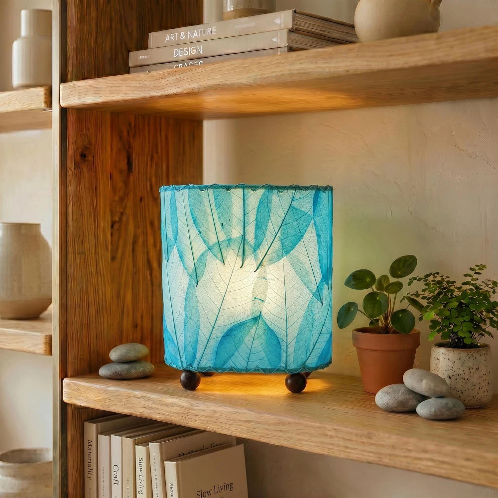 Mini Guyabano Leaf Lamp - Sea Blue