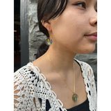 Small Full Moon Botanical Necklace