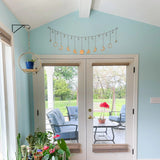 moon phase garland styled