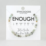 morse code bracelet enough cloudy glass