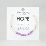 morse code bracelet hope lilac