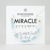 morse code bracelet miracle card blue