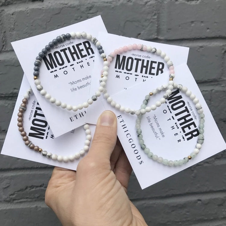 morse code bracelet mother cards