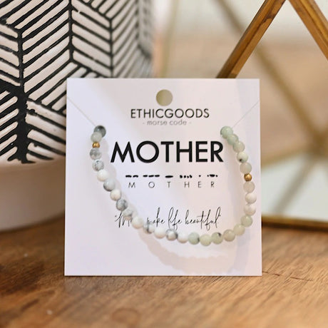 morse code bracelet mother jasper & marble 2