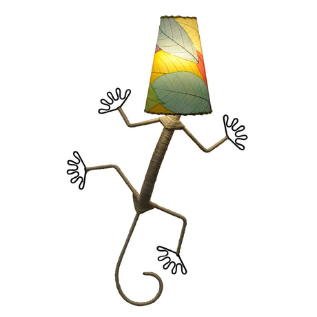 multi gecko cocoa leaf lamp