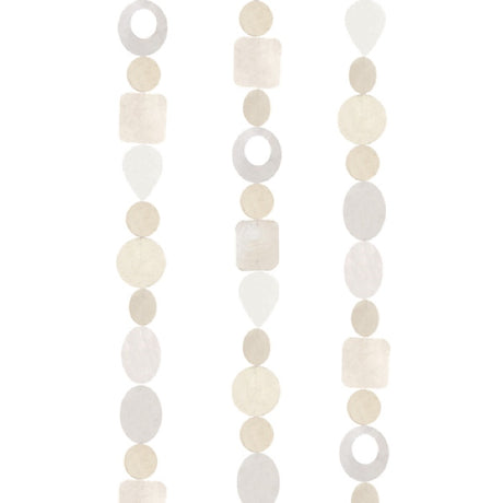 natural capiz shell strand