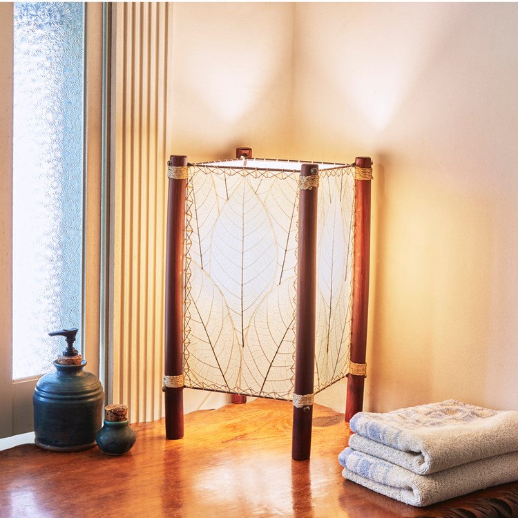 natural fortune table lamp styled