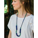 Pamela Necklace - Creme Gold/Gray