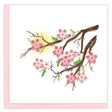 new cherry blossoms quilling card