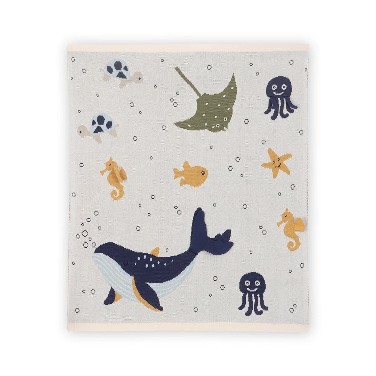 ocean life baby blanket