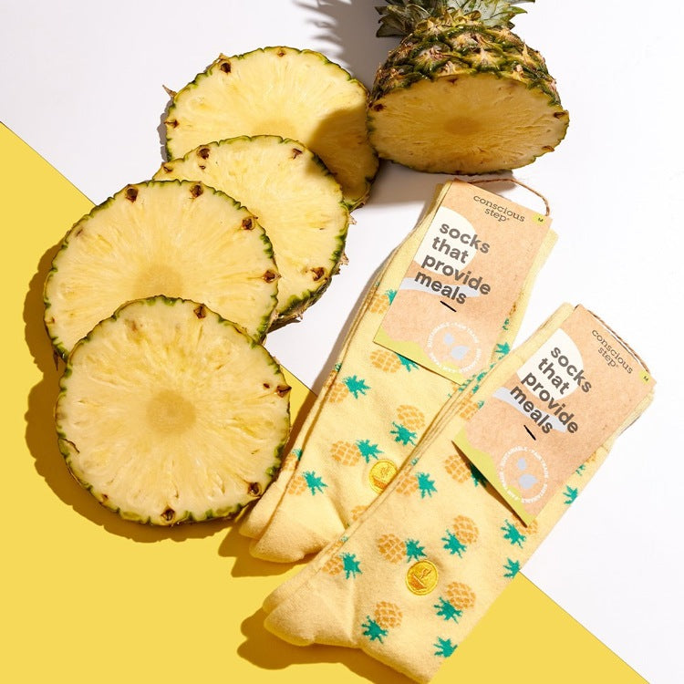 socks that provide meals pineapple 2