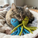 Octopus Cat Toy Set of 2