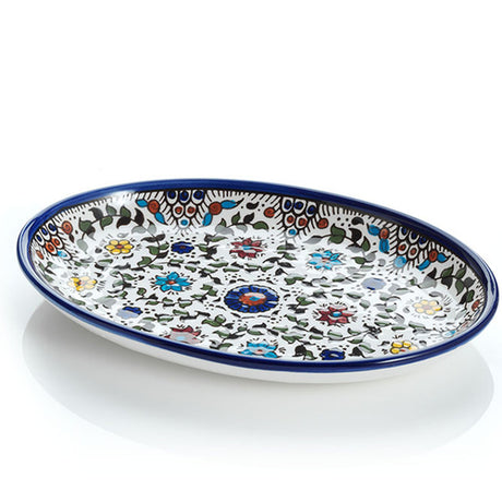 Oval ceramic Tray palestine