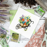 Wheelbarrow Quilling Card