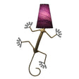 purple gecko leaf lamp