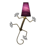 purple gecko leaf lamp