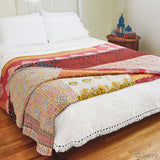 queen size kantha quilt