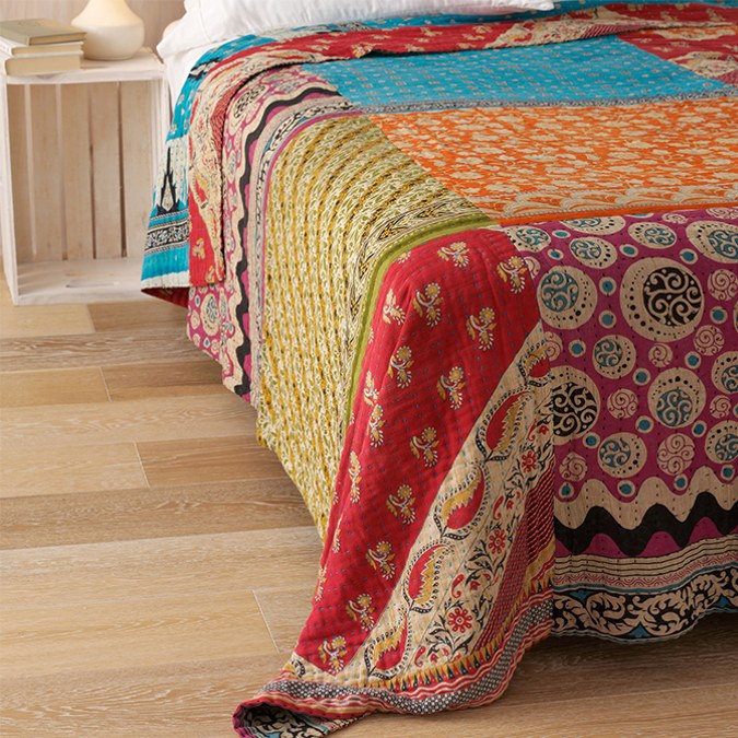recycled kantha quilt