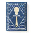 recycled paper recipe journal navy