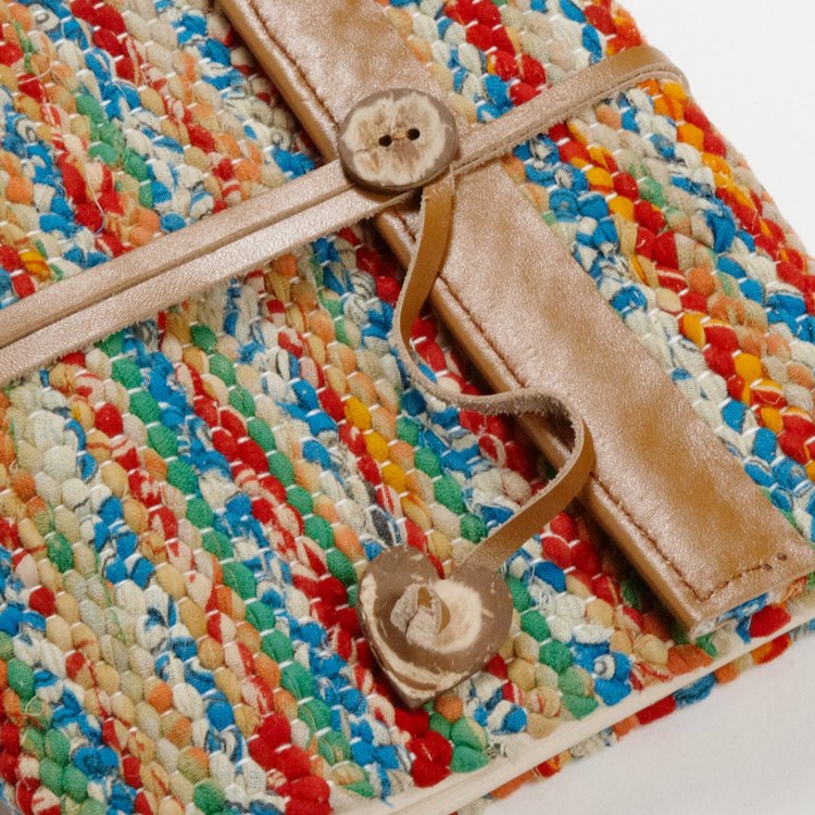recycled sari cloth journal 1