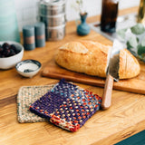 recycled sari hot mats 1
