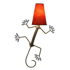 red gecko leaf lamp