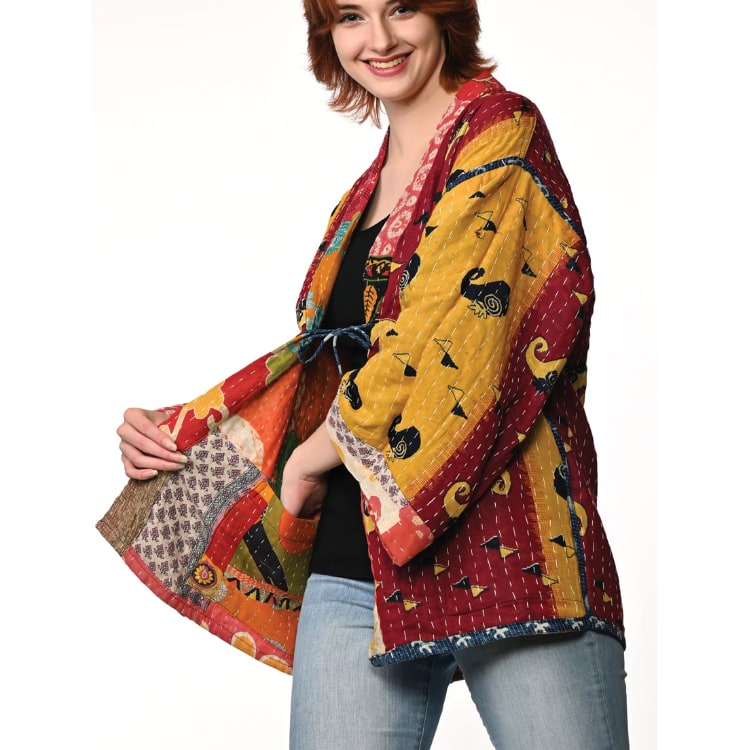 reversible kantha kimono jacket other 2