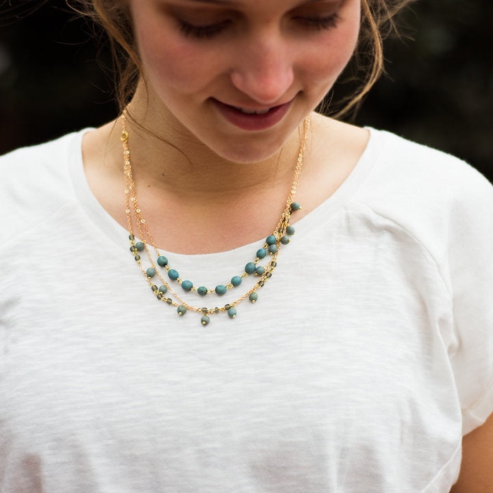 roma necklace achira seeds