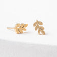 rowen earrings frosted gold