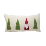 santa forest lumbar pillow