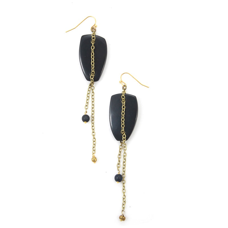 Scattered Earrings - Navy