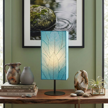 Sequoia Table Leaf Lamp - Sea Blue