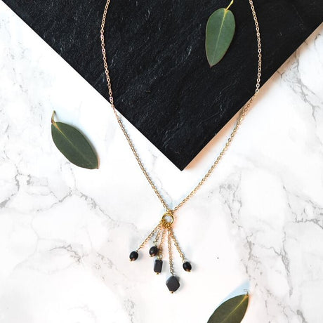 Skyline Necklace - Ether/Milky Green