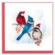 snowbirds quilling card