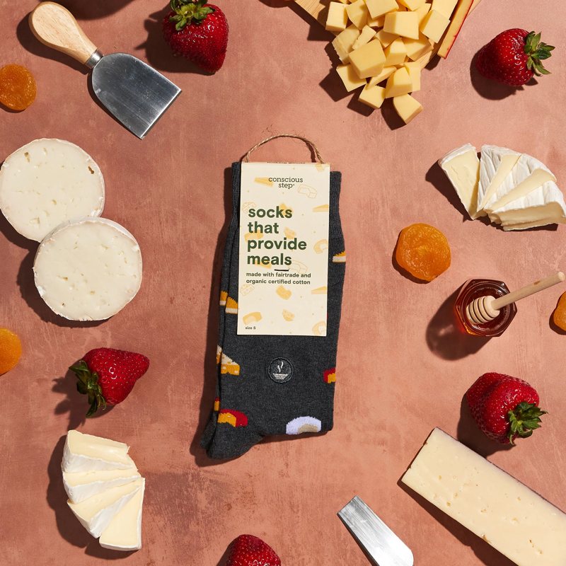 socks that provide meals cheese 1