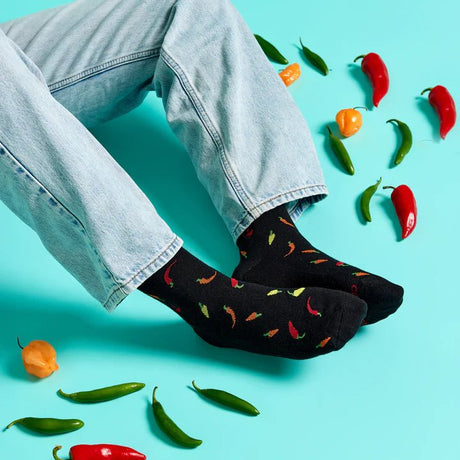 socks that provide meals chili peppers 1