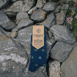 socks that save turtles navy styled