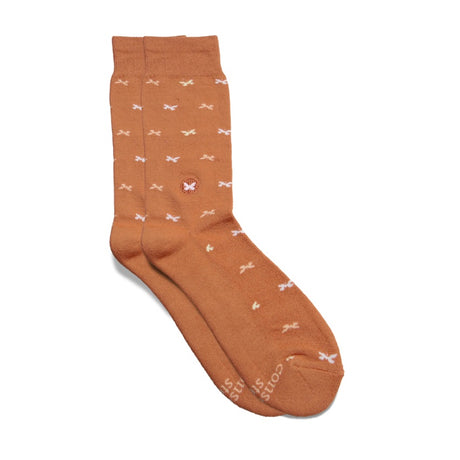 socks that stop violence against women butterflies