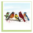 songbirds quilling card