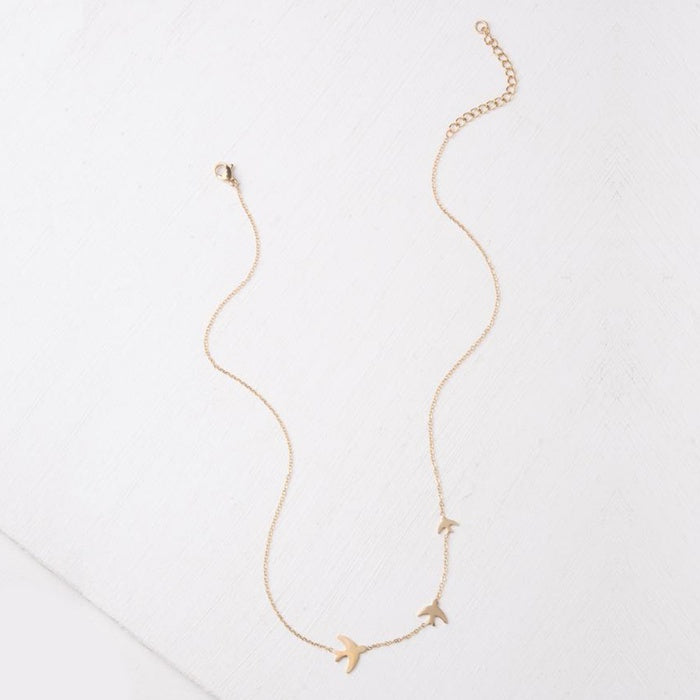 sparrow gold necklace 1