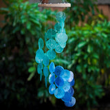 spiral capiz chime blue water 1